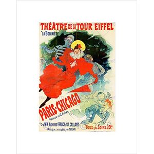 Wee Blue Coo Advert Theatre Stage Show Paris Chicago Eiffel Revue Wall Art Print Wee Blue Coo Advert Theatre Stage Show Paris Chicago Eiffel Revue Wall Art Print