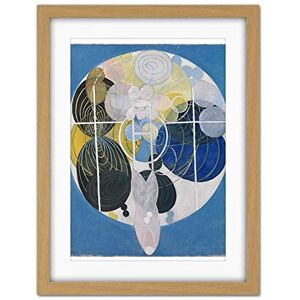 Wee Blue Coo Hilma Af Klint Abstract Circles Artwork Framed Wall Art Print 18X24 Inch Wee Blue Coo Hilma Af Klint Abstract Circles Artwork Framed Wall Art Print 18X24 Inch