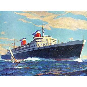 Wee Blue Coo Painting Ship American Sea Ss United States Art Print Poster Wall Decor 12X16 Inch Wee Blue Coo Painting Ship American Sea Ss United States Art Print Poster Wall Decor 12X16 Inch