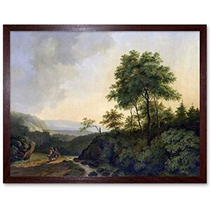 Artery8 Francois Roos View In The Harz Mountains Painting Art Print Framed Poster Wall Decor 12x16 inch Artery8 Francois Roos View In The Harz Mountains Painting Art Print Framed Poster Wall Decor 12x16 inch