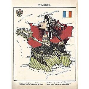 Fine Art Prints Lancaster 1869 Bildkarte Frankreich Hook Nose Lady, ungerahmt Wandbild Kunstdruck Poster Home Decor Premium Fine Art Prints Lancaster 1869 Bildkarte Frankreich Hook Nose Lady, ungerahmt Wandbild Kunstdruck Poster Home Decor Premium