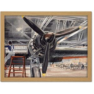 Fine Art Prints Ensor Wellington Bomber Camouflage WWII Painting Large Framed Art Print Poster Wall Decor 18x24 in Fine Art Prints Ensor Wellington Bomber Camouflage WWII Painting Large Framed Art Print Poster Wall Decor 18x24 in