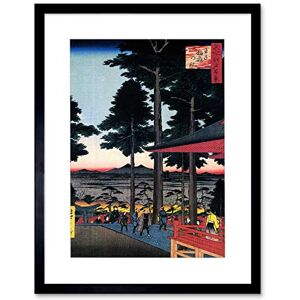 Wee Blue Coo Utagawa Hiroshige Inari Shrine Oji Artwork Framed Wall Art Print 12X16 Inch Wee Blue Coo Utagawa Hiroshige Inari Shrine Oji Artwork Framed Wall Art Print 12X16 Inch