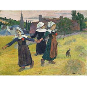 Fine Art Prints Paul Gauguin Breton Girls Dancing Pont Aven Art Print Canvas Premium Wall Decor Poster Mural Fine Art Prints Paul Gauguin Breton Girls Dancing Pont Aven Art Print Canvas Premium Wall Decor Poster Mural