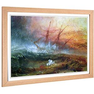 Big Box Art Framed Print of J.M.W (Joseph Mallord William Turner) Slave Ship Design Wall Art Picture Home Decor for Living Room, Bedroom, Office, Oak, A2 / 24.5x18 Inch / 62x45cm Big Box Art Framed Print of J.M.W (Joseph Mallord William Turner) Slave Ship Design Wall Art Picture Home Decor for Living Room, Bedroom, Office, Oak, A2 / 24.5x18 Inch / 62x45cm