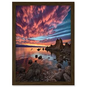 Artery8 - Atmospheric Sunset Clouds Over Mono Lake - A4 Artery8 - Atmospheric Sunset Clouds Over Mono Lake - A4