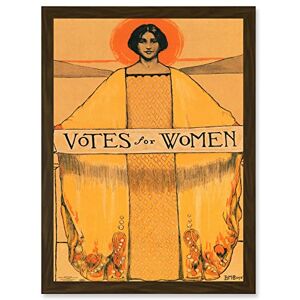 Artery8 - Votes For Women Poster - Brown - A4 - Poster Artery8 - Votes For Women Poster - Brown - A4 - Poster