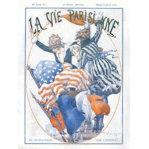 Artery8 La Vie Parisienne WW1 Allies 1919 Magazine Cover Large Wall Art Poster Print Thick Paper 18X24 Inch Artery8 La Vie Parisienne WW1 Allies 1919 Magazine Cover Large Wall Art Poster Print Thick Paper 18X24 Inch