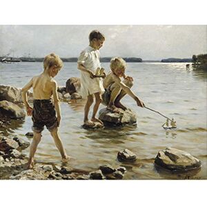 Fine Art Prints Albert Edelfelt Boys Playing On The Shore Large Art Print Poster Wall Decor Premium Mural Fine Art Prints Albert Edelfelt Boys Playing On The Shore Large Art Print Poster Wall Decor Premium Mural