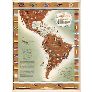 Artery8 Map Thompson 1948 American Republic Airlines Large Wall Art Poster Print Thick Paper 18X24 Inch Artery8 Map Thompson 1948 American Republic Airlines Large Wall Art Poster Print Thick Paper 18X24 Inch