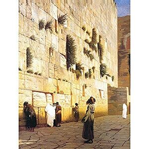 Fine Art Prints Gerome Salomon's Wall Jerusalem Tempel Gemälde Kunstdruck Leinwand Premium Wanddekoration Poster Wandbild Fine Art Prints Gerome Salomon's Wall Jerusalem Tempel Gemälde Kunstdruck Leinwand Premium Wanddekoration Poster Wandbild