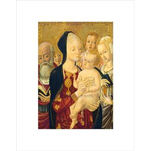 Wee Blue Coo MATTEO DI GIOVANNI ITALIAN MADONNA CHILD SAINT JEROME ANGEL ART PRINT B12X5376 Wee Blue Coo MATTEO DI GIOVANNI ITALIAN MADONNA CHILD SAINT JEROME ANGEL ART PRINT B12X5376