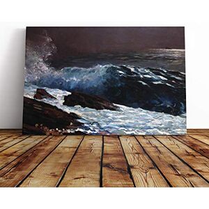 Big Box Art Canvas Print Wall Art Winslow Homer Sunlight on The Coast Mounted & Stretched Box Frame Picture Home Decor for Kitchen, Living Room, Bedroom, Hallway, Multi-Colour, 30x20 Inch Big Box Art Canvas Print Wall Art Winslow Homer Sunlight on The Coast Mounted & Stretched Box Frame Picture Home Decor for Kitchen, Living Room, Bedroom, Hallway, Multi-Colour, 30x20 Inch