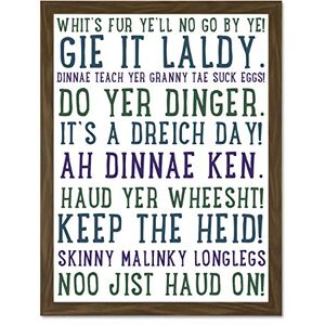 Wee Blue Coo Scottish Sayings Phrases Scotland Typography3 Picture Art Large Framed Art Print Poster Wall Decor 18x24 inch Wee Blue Coo Scottish Sayings Phrases Scotland Typography3 Picture Art Large Framed Art Print Poster Wall Decor 18x24 inch