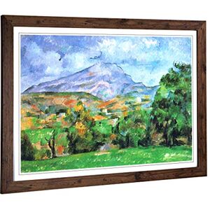 Big Box Art Framed Print of Paul Cezanne Montagne Sainte Victoire (6) Design Wall Art Picture Home Decor for Kitchen, Living Room, Bedroom, Hallway, Walnut, A2 / 24.5x18 Inch / 62x45cm Big Box Art Framed Print of Paul Cezanne Montagne Sainte Victoire (6) Design Wall Art Picture Home Decor for Kitchen, Living Room, Bedroom, Hallway, Walnut, A2 / 24.5x18 Inch / 62x45cm