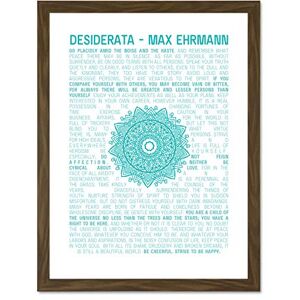 Fine Art Prints Desiderata Mandala Ehrmann Typography Large Framed Art Print Poster Wall Decor 18x24 inch Fine Art Prints Desiderata Mandala Ehrmann Typography Large Framed Art Print Poster Wall Decor 18x24 inch