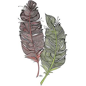 Artery8 Abstract Patterned Feathers Funky Painting Art Print Canvas Premium Wall Decor Poster Mural Artery8 Abstract Patterned Feathers Funky Painting Art Print Canvas Premium Wall Decor Poster Mural