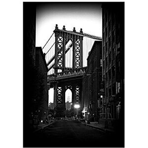 Wee Blue Coo Manhattan Bridge Black White Architecture Photo Picture Wall Art Print Wee Blue Coo Manhattan Bridge Black White Architecture Photo Picture Wall Art Print