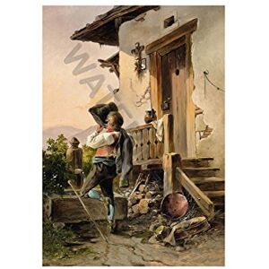 Wee Blue Coo Painting Altmann Rest And Refreshement At Fountain Wall Art Print Wee Blue Coo Painting Altmann Rest And Refreshement At Fountain Wall Art Print