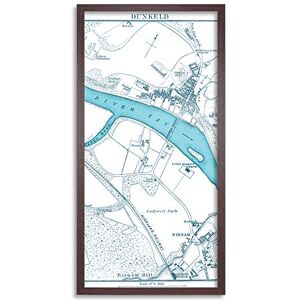 Artery8 Map 1888 Dunkeld Village Scotland Plan Chart Framed Wall Art Print Long 25X12 Inch Artery8 Map 1888 Dunkeld Village Scotland Plan Chart Framed Wall Art Print Long 25X12 Inch