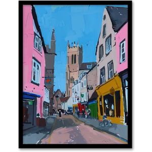 Artery8 Cirencester Colourful English Town Painting Living Room Artwork Framed Wall Art Print 18X24 Inch Artery8 Cirencester Colourful English Town Painting Living Room Artwork Framed Wall Art Print 18X24 Inch