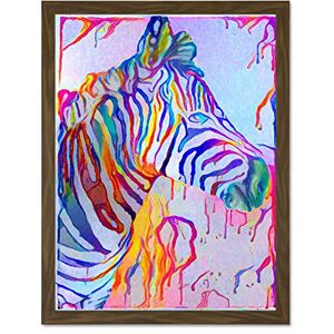 Fine Art Prints Rainbow Zebra Painting Large Framed Art Print Poster Wall Decor 18x24 inch Fine Art Prints Rainbow Zebra Painting Large Framed Art Print Poster Wall Decor 18x24 inch