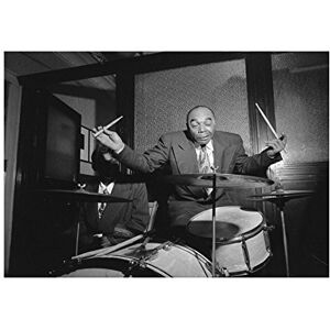 Wee Blue Coo Music Vintage Photo Freddie Moore Jazz Drummer Legend Wall Art Print Wee Blue Coo Music Vintage Photo Freddie Moore Jazz Drummer Legend Wall Art Print