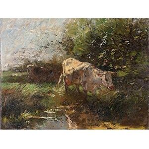 Artery8 Willem Maris Meadow With Cows Painting Art Print Canvas Premium Wall Decor Poster Mural Artery8 Willem Maris Meadow With Cows Painting Art Print Canvas Premium Wall Decor Poster Mural