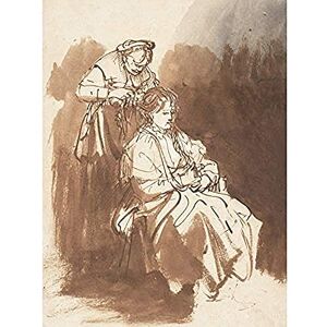Fine Art Prints Rembrandt A Young Woman Having Her Hair Braided C 1635 Art Print Canvas Premium Wall Decor Poster Mural Fine Art Prints Rembrandt A Young Woman Having Her Hair Braided C 1635 Art Print Canvas Premium Wall Decor Poster Mural