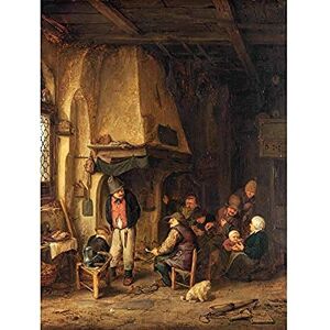 Artery8 Adriaen Van Ostade The Skaters Peasants Interior Unframed Wall Art Print Poster Home Decor Premium Artery8 Adriaen Van Ostade The Skaters Peasants Interior Unframed Wall Art Print Poster Home Decor Premium