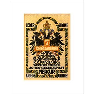 Wee Blue Coo War WWI Austria Hungary Loan Eagle Crest Arms Wall Art Print Wee Blue Coo War WWI Austria Hungary Loan Eagle Crest Arms Wall Art Print