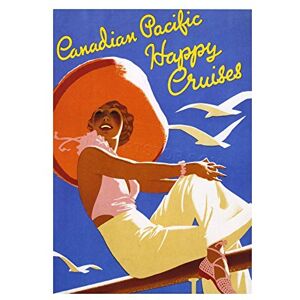 Wee Blue Coo Travel Cruise Liner Ship Ocean Girl Gull Sky Blue Canada Wall Art Print Wee Blue Coo Travel Cruise Liner Ship Ocean Girl Gull Sky Blue Canada Wall Art Print