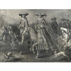 Artery8 Van De Venne Portrait Elector Friedrich V Horse Premium Wall Art Canvas Print 18X24 Inch Artery8 Van De Venne Portrait Elector Friedrich V Horse Premium Wall Art Canvas Print 18X24 Inch