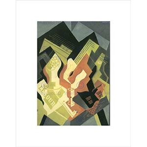 Wee Blue Coo Juan Gris Guitar Fruit Bowl Old Master Wall Art Print Wee Blue Coo Juan Gris Guitar Fruit Bowl Old Master Wall Art Print