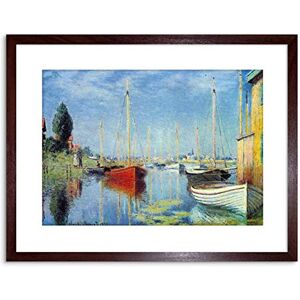 Wee Blue Coo PAINTING MONET PLEASURE BOATS ARGENTEUIL FRAMED PRINT F97X2976 Wee Blue Coo PAINTING MONET PLEASURE BOATS ARGENTEUIL FRAMED PRINT F97X2976
