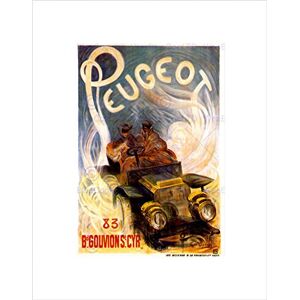 Wee Blue Coo Advert Automobile Car Classic Paris France Wall Art Print Wee Blue Coo Advert Automobile Car Classic Paris France Wall Art Print