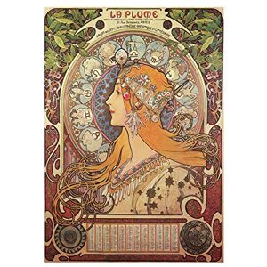 Wee Blue Coo Mucha Nouveau Old Master Painting Repro Picture Wall Art Print Wee Blue Coo Mucha Nouveau Old Master Painting Repro Picture Wall Art Print