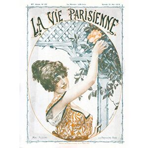 Artery8 La Vie Parisienne First Rose Flowers Magazine Cover Large Wall Art Poster Print Thick Paper 18X24 Inch Artery8 La Vie Parisienne First Rose Flowers Magazine Cover Large Wall Art Poster Print Thick Paper 18X24 Inch