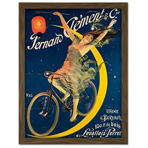 Fine Art Prints Pal Fernand Clement Bicycles Moon Advert Large Framed Art Print Poster Wall Decor 18x24 in Fine Art Prints Pal Fernand Clement Bicycles Moon Advert Large Framed Art Print Poster Wall Decor 18x24 in