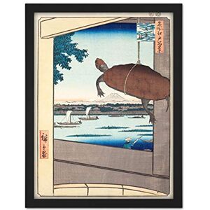 Fine Art Prints Ando Hiroshige Mannen Bridge Fukagawa Famous Views Of Edo Large Framed Art Print Poster Wall Decor 18x24 Fine Art Prints Ando Hiroshige Mannen Bridge Fukagawa Famous Views Of Edo Large Framed Art Print Poster Wall Decor 18x24