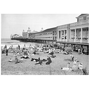 Wee Blue Coo Vintage Photo Atlantic City USA 1905 History Wall Art Print Wee Blue Coo Vintage Photo Atlantic City USA 1905 History Wall Art Print