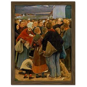 Fine Art Prints Laermans Emigrants Farewell People Crowd Painting Large Framed Art Print Poster Wall Decor 18x24 in Fine Art Prints Laermans Emigrants Farewell People Crowd Painting Large Framed Art Print Poster Wall Decor 18x24 in