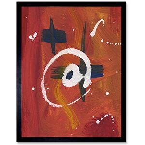 Artery8 Hendo Tanuki Abstract Painting Circle Cross B Art Print Framed Poster Wall Decor 12x16 inch Artery8 Hendo Tanuki Abstract Painting Circle Cross B Art Print Framed Poster Wall Decor 12x16 inch