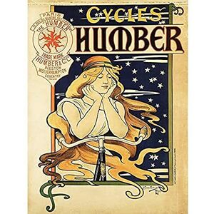 Fine Art Prints Bresster Humber Cycles French Nouveau Advert Art Print Canvas Premium Wall Decor Poster Mural Fine Art Prints Bresster Humber Cycles French Nouveau Advert Art Print Canvas Premium Wall Decor Poster Mural