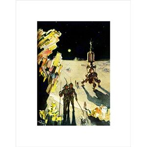 Wee Blue Coo PAINTING SURREAL SCI FI ROCKET ALIEN PLANET SPACE STAR FRAMED ART PRINT B12X7509 Wee Blue Coo PAINTING SURREAL SCI FI ROCKET ALIEN PLANET SPACE STAR FRAMED ART PRINT B12X7509