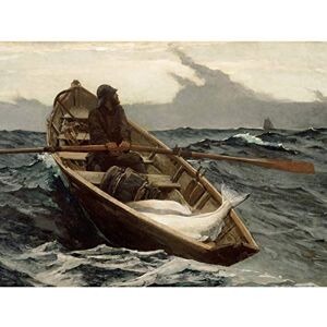 Fine Art Prints Winslow Homer Fog Warning Painting Premium Wall Art Canvas Print 18X24 Inch Fine Art Prints Winslow Homer Fog Warning Painting Premium Wall Art Canvas Print 18X24 Inch