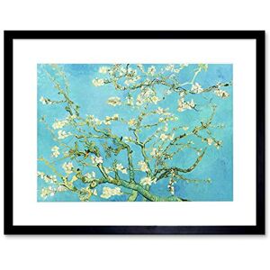 Wee Blue Coo Van Gogh Branches With Almond Blossom 1890 Artwork Framed Wall Art Print 9X7 Inch Wee Blue Coo Van Gogh Branches With Almond Blossom 1890 Artwork Framed Wall Art Print 9X7 Inch