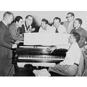 Wee Blue Coo Vintage Big Band Leader Benny Goodman Piano Art Print Poster Wall Decor 12X16 Inch Wee Blue Coo Vintage Big Band Leader Benny Goodman Piano Art Print Poster Wall Decor 12X16 Inch