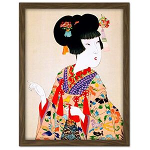 Wee Blue Coo Chikanobu True Beauty Kimono Japan Artwork Framed Wall Art Print 18X24 Inch Wee Blue Coo Chikanobu True Beauty Kimono Japan Artwork Framed Wall Art Print 18X24 Inch