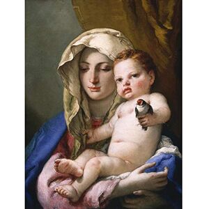 Wee Blue Coo Giovanni Battista Tiepolo Italian Madonna Goldfinch Painting Art Print Poster Wall Decor 12X16 Inch Wee Blue Coo Giovanni Battista Tiepolo Italian Madonna Goldfinch Painting Art Print Poster Wall Decor 12X16 Inch